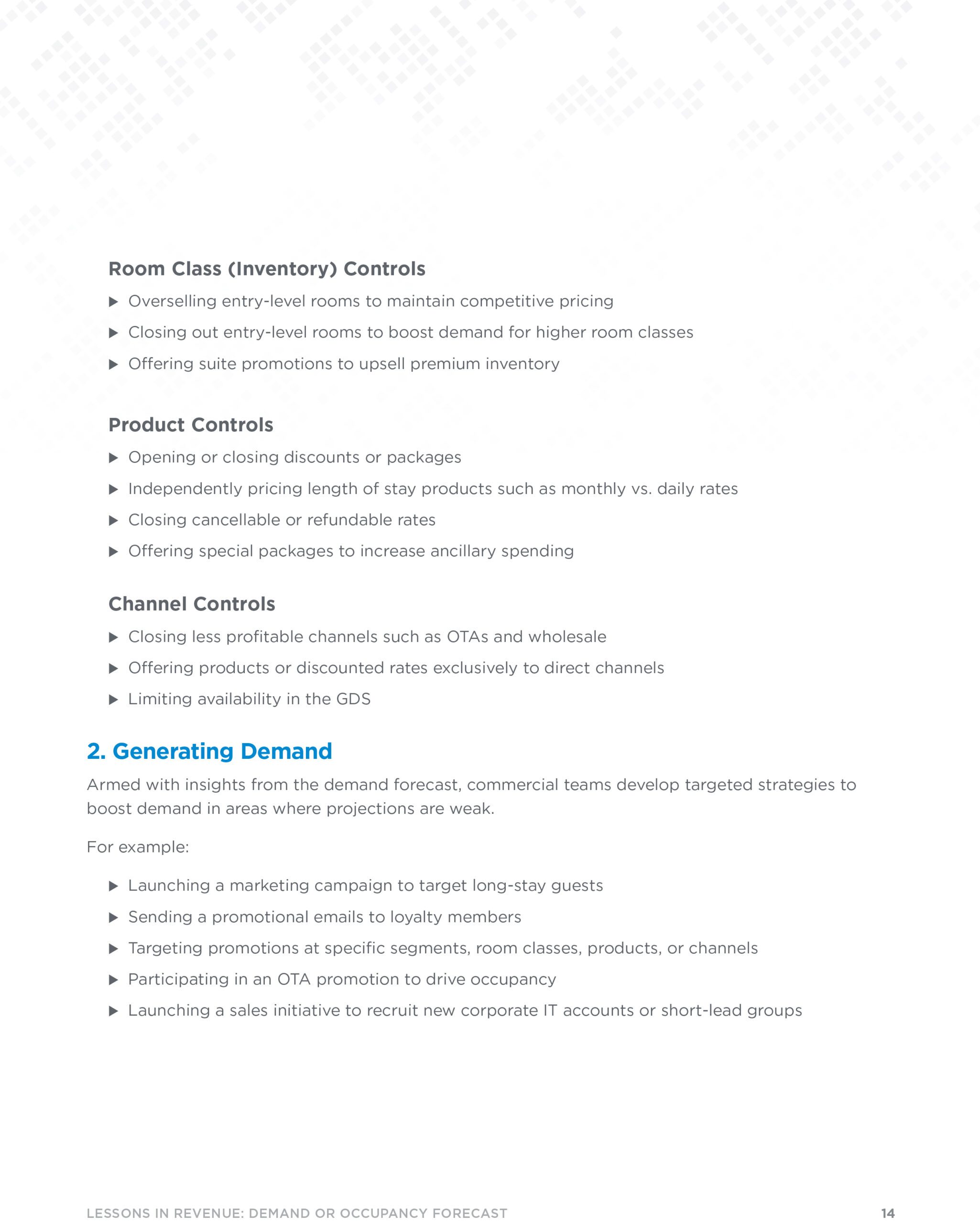 Page 13 - Optimizing Revenue Performance with Demand Forecasts